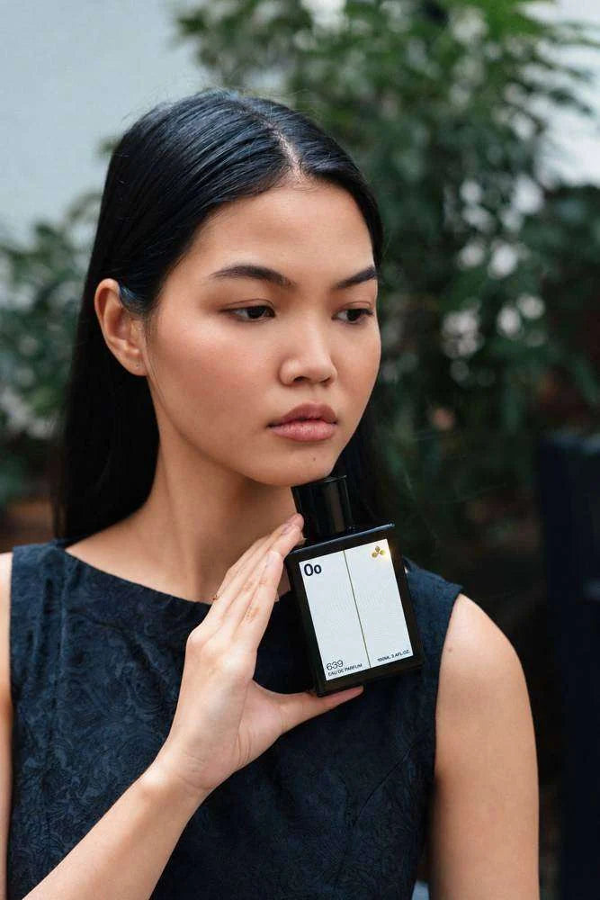 Oo La Lab Frequency Collection portrait with Balance 639 perfume